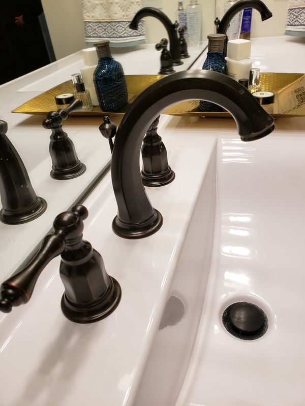 Beautiful Moen sink