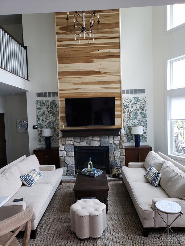 Shiplap fireplace