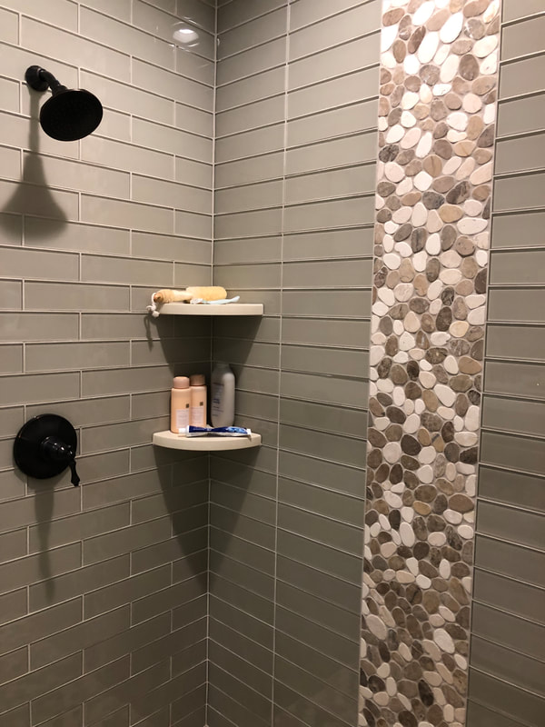 Custom tile shower